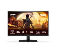 AOC C27G42E Gaming Monitor 27 Pulgadas, 180Hz Panel Fast VA, 0.5HDR10, FreeSync Premium, Adaptive Sync, Altavoces, (1920x1080 HDMI 2X 2.0 DP 1x 1.4) Negro