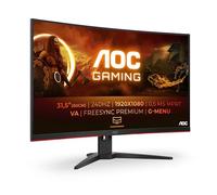 AOC G2 C32G2ZE/BK pantalla para PC 80 cm (31.5") 1920 x 1080 Pixeles Full HD LED Negro, Rojo