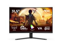 AOC C32G42ZE Gaming Monitor 32 Pulgadas 260Hz Panel VA, 4ms GtG, HDR10, (1920x1080 HDMI 1x 2.0 DP 1x 1.4) Negro