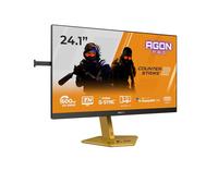 AOC CS24A Gaming Monitor 24 Pulgadas 610Hz Panel TN Esports, 0.5ms GtG, HDR400, G-Sync Compatible, Altura Ajustable, (1920x1080 HDMI 2X 2.1 DP 1x 1.4 USB Hub) Negro/Naranja