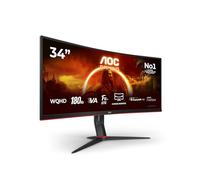 AOC G2 CU34G2XP pantalla para PC 86,4 cm (34") 3440 x 1440 Pixeles UltraWide Quad HD LED Negro