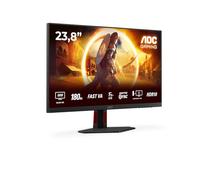 AOC Gaming Q24G2A - Monitor Quad HD de 24 Pulgadas, 180 Hz, 1 ms, Comp. G-Sync, HDR10 (2560x1440, 2X HDMI 2.0, 1x DisplayPort 1.4) Negro-Rojo