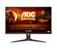 AOC 24G2SU/BK pantalla para PC 60,5 cm (23.8") 1920 x 1080 Pixeles Full HD Negro, Rojo
