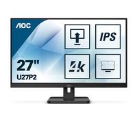 AOC P2 U27P2 LED display 68,6 cm (27") 3840 x 2160 Pixeles 4K Ultra HD Negro