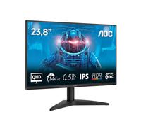 AOC Q24B36X - Monitor 24 Pulgadas WQHD, 144Hz, IPS, 0.5 ms MPRT, Adaptive Sync., HDR10 (2560x1440, 1x HDMI 2.0, 1x DP 1.4), Negro