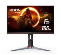 AOC Q27G2S Monitor de juego 27", QHD 2K 2560x1440, 165Hz 1ms, compatible con G-SYNC, altura ajustable, punto cero brillo de 3 años, negro