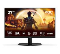 AOC Gaming Q27G42XNE - Monitor Quad HD de 27 Pulgadas, 180 Hz, 1 ms, FreeSync Prem., HDR10 (2560x1440, 2X HDMI 2.0, 1x DisplayPort 1.4) Negro