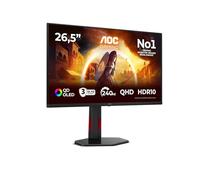 AOC Q27G4ZDR Monitor 27 Pulgadas, 240Hz Panel QD-OLED, 0.03ms GtG, HDR10, Adaptive Sync, G-Sync Compatible, Altura Ajustable, (2560x1440 HDMI 2X 2.1 DP 1x 1.4 USB Hub) Negro