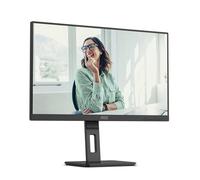 AOC Q27P3CV Monitor 27 Pulgadas QHD, 100Hz, IPS, 4 ms GtG, Adaptive Sync., Altura Ajustable, Altavoces (2560x1440, 2X HDMI 1.4, 1x DP 1.2, USB-Hub), Negro