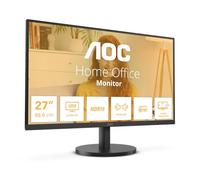 AOC U27B3A - Monitor 27 Pulgadas UHD, 60 Hz, Panel IPS, 4 ms GtG, Adaptive Sync., HDR10, Altavoces (3840x2160, 2X HDMI 2.0, DP 1.4), Negro