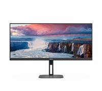 AOC U34V5C - Monitor QHD de 34 pulgadas, 100 Hz, VA, 4 ms, USB-C Docking HUB, 65 W de potencia de salida, ajustable en altura, altavoces, Flicker Free (3440 x 1440, HDMI 2.0)