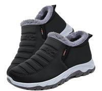 Aocase Calzado Ancho Especial Hombre Botas de Nieve para Mujer Botines de Invierno Forradas Calientes Boots Zapatos Outdoor Ultraligero Antideslizante,Men's Black,43/265mm