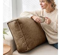 Aocase Cojín de Respaldo para Sofá, Almohada de Lectura Desmontable 60-100cm - Cómodo CojíN del Respaldo del Cabecero,Camel,70×45×12cm