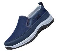 Aocase Zapatillas Hombre Ortopedica Amortiguador de Aire Respirable de Las Hombre Ajustable Zapatillas para diabéticos de Anchos Anchos Zapatillas ortopédicas para Mujer,Azul,42/260mm