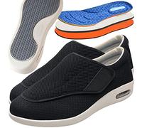 Aocase Zapatillas Juanetes Ancho Especial Zapatos Osteoartritis Hombre Zapatos de Ensanchamiento de Fertilizante de Gran Tamaño Plus Zapatos Caminar con hinchazón del pie ensanchador,Negro,40.5 EU