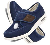 Aocase Zapatillas Juanetes Mujer Calzado Diabeticos Hombre Zapato Juanete Zapatillas Mujer Ancho Especial Calzado para Fascitis Plantar Zapatos Osteoartritis Pies Anchos,Azul,46EU