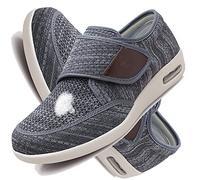 Aocase Zapatillas Juanetes Mujer Calzado Diabeticos Hombre Zapato Juanete Zapatillas Mujer Ancho Especial Calzado para Fascitis Plantar Zapatos Osteoartritis Pies Anchos,Dark Gray,41EU