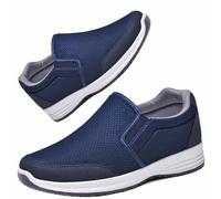 Aocase Zapatos para DiabéTicos para pies Hinchados Hombre Extra Ancho Zapatillas para Hombre Sin Cordones Diseño Cómodo Ancho Especial Sneakers Casual,Menblue,42 EU