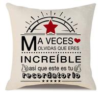 Aocaso Funda de cojín para Mamá Papá Hija Hijo Hermana Amigos Abuela Abuelo Mujeres Hombres Niñas Niños Regalo Inspirador para Cumpleaños Graduación Día de la Madre Día del Padre Navidad(M)