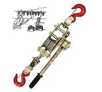 Aocay Cabrestante Manual de Palanca, Portátil Palanca Polipastos con Función de Autobloqueo, Acero 1/2/4 Tonelada Tracción Trinquete Cabestrante para Arrastra Objetos Pesados, Tira de la Línea