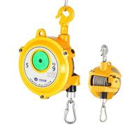 Aocay Spring Balancer Retráctil, Balanceador de Resorte Retráctil, Equilibrador de Resorte Retráctil con Cable de 1,5 m y Gancho Autoblocante para Fábrica Linea de Ensamblaje (5-9kg)
