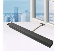 Aocet Abridor de Ventana Automáticos Cadena Negro Motor Eléctrico de Cadena para Ventana de Techo Accionador de Cadena para Ventanas o Sobresale Carrera 300-1000MM, IP32(600mm)