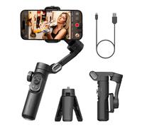 AOCHUAN Estabilizador de cardán Smartphone Phone Video: Estabilizador de Phone Cardán Smartphone Plegable 3 Ejes Portátil Gimbal TikTok Youtube Vlog Grabación, Smart XE