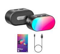 AOCHUAN Luz LED RGB magnética, 7 temperaturas de color, 3 ajustes de brillo, 180 minutos de larga duración, modo degradado, modo flash, luz de llenado de 180° para estabilizador AOCHUAN