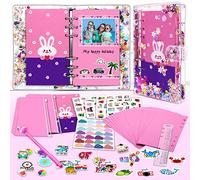 Aocii Regalo DIY scrapbook set, juego de diario lass, juego de escritura planificador presupuestario para niños 6 7 8 9 10 11 12 13 años