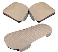 AOCRXL Auto Asiento Cojín para BYD FangChengBao Leopard 5 8, Cojines de Asiento Delantero Antideslizante, Súper Suave Cómodo Cojin Asiento Coche,B/Beige