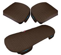 AOCRXL Auto Asiento Cojín para Nissan Navara/Note/NP 300/e-NV200/NV200, Cojines de Asiento Delantero Antideslizante, Súper Suave Cómodo Cojin Asiento Coche,C/Brown