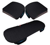 AOCRXL Auto Asiento Cojín para Opel Karl, Cojines de Asiento Delantero Antideslizante, Súper Suave Cómodo Cojin Asiento Coche,A/Black