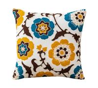Aodafei Funda Cojin 45x45 cm Flores Bordado Fundas Cojines - Decorativas Fundas de Almohada Funda para Sofá, Sala de Estar,Patio y Jardín Cojines,Motivo Estilo Boho