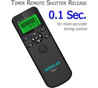 AODELAN-temporizador de TRS-1, interruptor remoto, disparador de lapso de tiempo para cámaras Canon, Nikon, Sony, Fujifilm, Panasonic, Olympus, Pentax N12 Connector