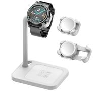 AODUKE - Base de carga universal para reloj inteligente para Google/Huawei/Garmin/Pixel/Diesel/Fossil/Fitbit/Skagen/Michael/Samsung Galaxy Watch Charger Station Soporte (02S-W)