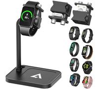 AODUKE Soporte universal ajustable para reloj inteligente y pulsera de seguimiento de fitness, compatible con AGPTEK/Samsung/Xiaomi/FITVII/GRV/RUIMEN/Amazfit/Fitpolo/Fire-Boltt (03S-B)