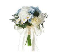 AOEGBY Flor Artificial 1 PCS Wedding Bridal Bouquet Bridal Bouquet Throwing Wedding Bouquet Anniversary Bridal Party Wedding Party Holding Flowers Paniculata Artificial