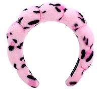 AOENJIE Diademas de spa para lavarse la cara o maquillaje, diademas de esponja con burbujas para el cuidado de la piel, diadema de tela de rizo hinchada para mujeres, accesorios para el cabello para