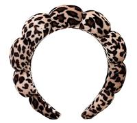 AOENJIE Diademas de spa para lavarse la cara o maquillaje, diademas de esponja para el cuidado de la piel, diadema de rizo hinchada para mujeres, accesorios para el cabello para niñas