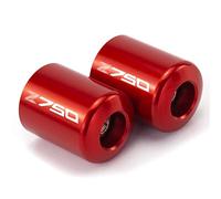 AOEO para Kawasaki Z650 Z750 Z800 Z900 Z1000 Z 650 750, Manillar De Motocicleta, Manillar De Peso Extremo, Tapa, Tapón Antivibración (Color : Red, Size : Z750)