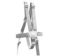 AOEVUIR 1 pcs Cinturón de Seguridad para Bebé Silla Alta Cinturón de Arnés Universal de 5 Puntos Gris para Silla Alta Cochecito de Niños y para Comer Fuera Viajes Inicio Restaurantes Compras