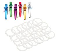 AOEVUIR 100 Pcs Kazoo Flauta Membrana Kazoo Membrana Kazoo Piezas Kazoo Accesorios Flauta Membrana Kazoo Boca Membrana para Kazoos