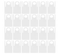 AOEVUIR 25 Pcs Delantales Desechables para Niños de Plástico Impermeables Pequeños de Polietileno Transparente para Artes, Oficios, Pintar y Cocinar