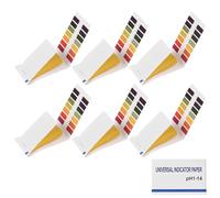 AOEVUIR 480 Tiras de pH, Rango de Medición 1-14, Papel de Tornasol, Ideal para Analizar Sustancias Cotidianas, 6 Paquetes de 80 Unidades