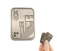 AOEVUIR Fidget Toys Metal Slider Poker Juguete Deslizante Magnético EDC para Aliviar Estrés y Ansiedad Juguetes Sensoriales para Autismo y TDAH Juguete de Escritorio para Adultos en la Oficina
