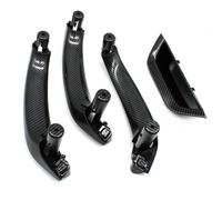 AOFCESQY para BMW X3 X4 F25 F26 2010-2016 LHD RHD 4 Piezas Set Interior del Coche Cubierta de manija de Puerta Interior Panel de Repuesto (Fibra de Carbono RHD)
