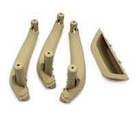 AOFCESQY para BMW X3 X4 F25 F26 2010-2016 LHD RHD 4 Piezas Set reemplazo de Panel de Cubierta de manija de Puerta Interior de autom贸vil (Juego RHD Beige)