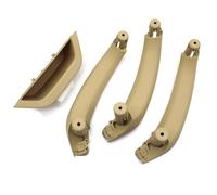 AOFCESQY para BMW X3 X4 F25 F26 2010-2016 LHD RHD 4 Piezas Set reemplazo de Panel de Cubierta de manija de Puerta Interior de autom贸vil (Juego LHD Beige)