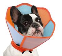 AOFITEE Cono de perro - Conos para que el perro deje de lamer, cono suave para perros después de la cirugía, collar de conos ajustable para perros isabelinos para mascotas medianas, collar de