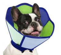 AOFITEE Cono de perro - Conos para que el perro deje de lamer, cono suave para perros después de la cirugía, collar de conos ajustable para perros isabelinos para mascotas medianas, collar de